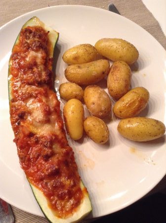 Gevulde courgette