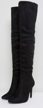 Zwarte over knee boot Truffle Collection